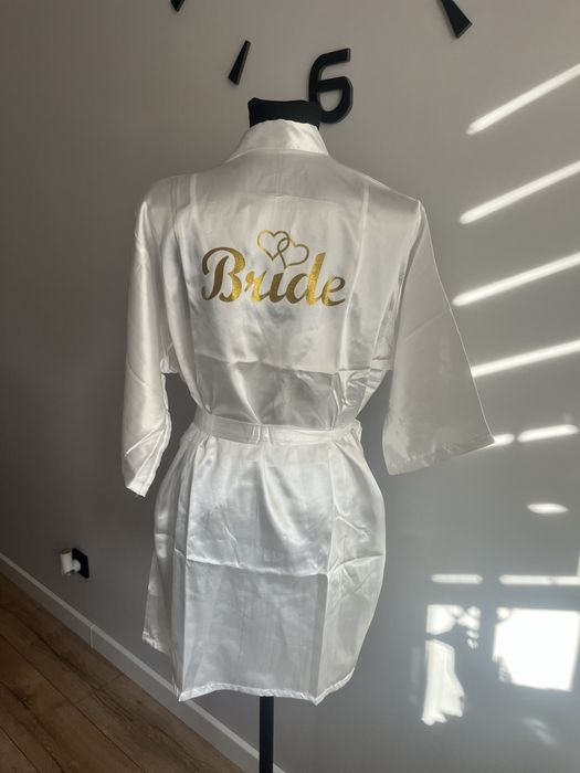 Szlafrok z koszulą nocną + klapki Bride