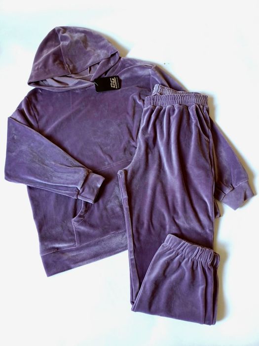 ‼️Розпродаж‼️Батальний жіночий велюровий костюм, 4xl (56р)