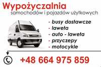 Od 49 zł wypożyczalnia busów dostawczych wynajem Iveco Daily L1 L2 L3