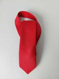 Krawat męski czerwony