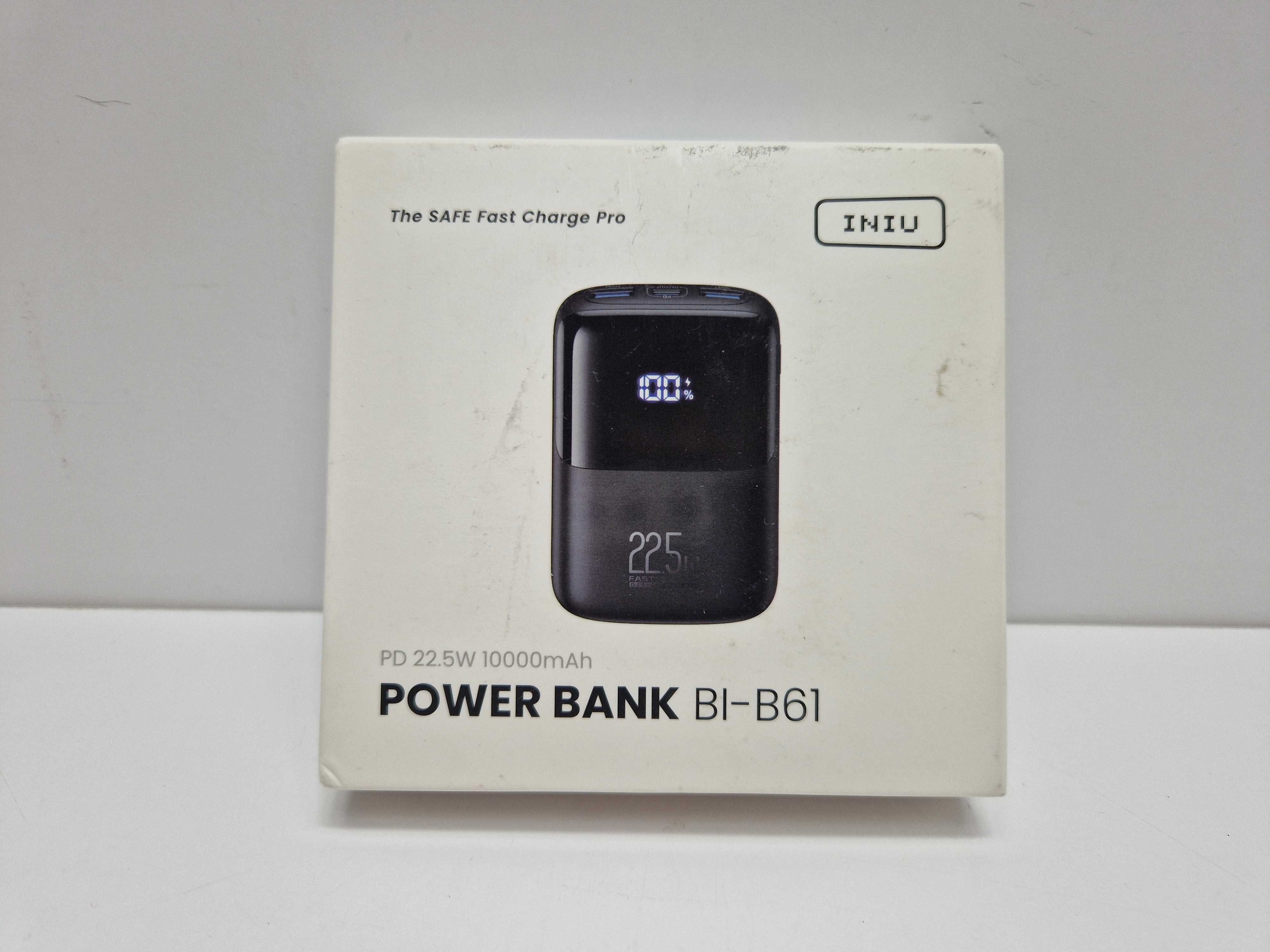 Iniu Bi-B61 Powerbank 2xUSB 10000mAh 22,5W LCD Wyświetlacz