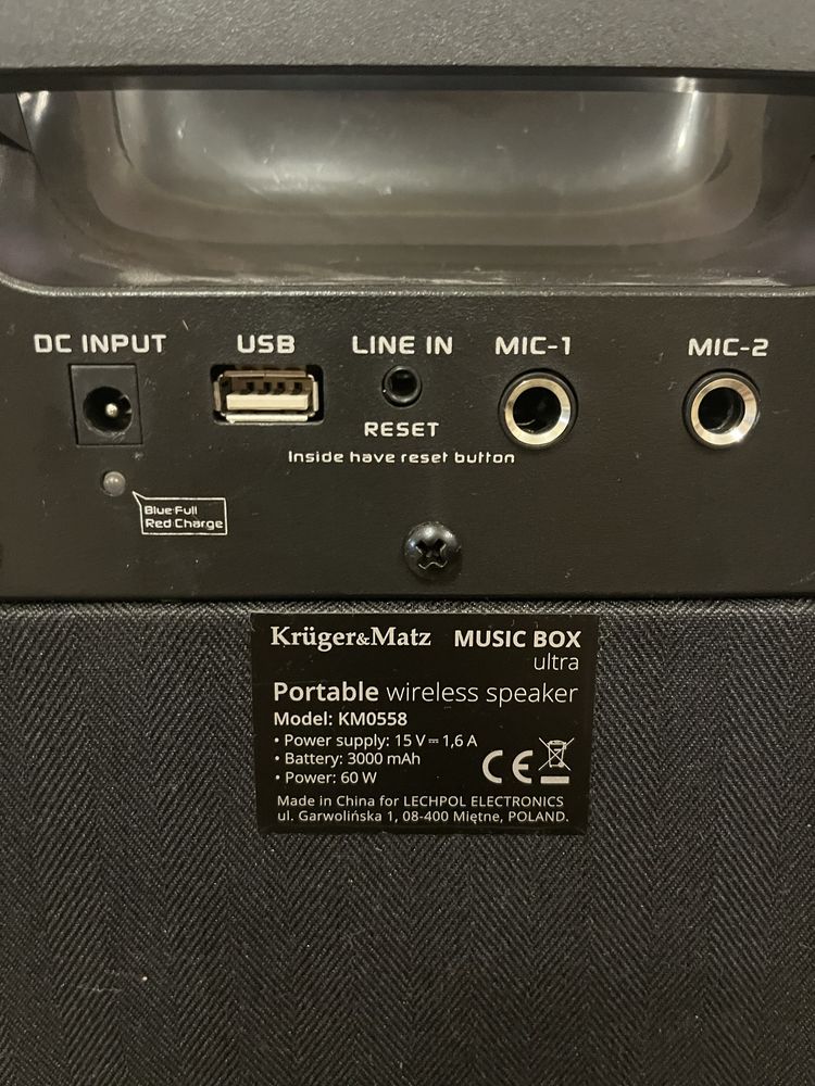 Głosnik bluetooth kruger&matz MUSIC BOX ultra