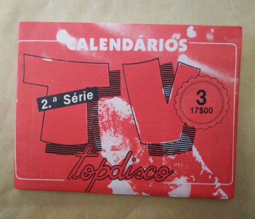 Coleção calendários "The Top Disco Stars" - 1986