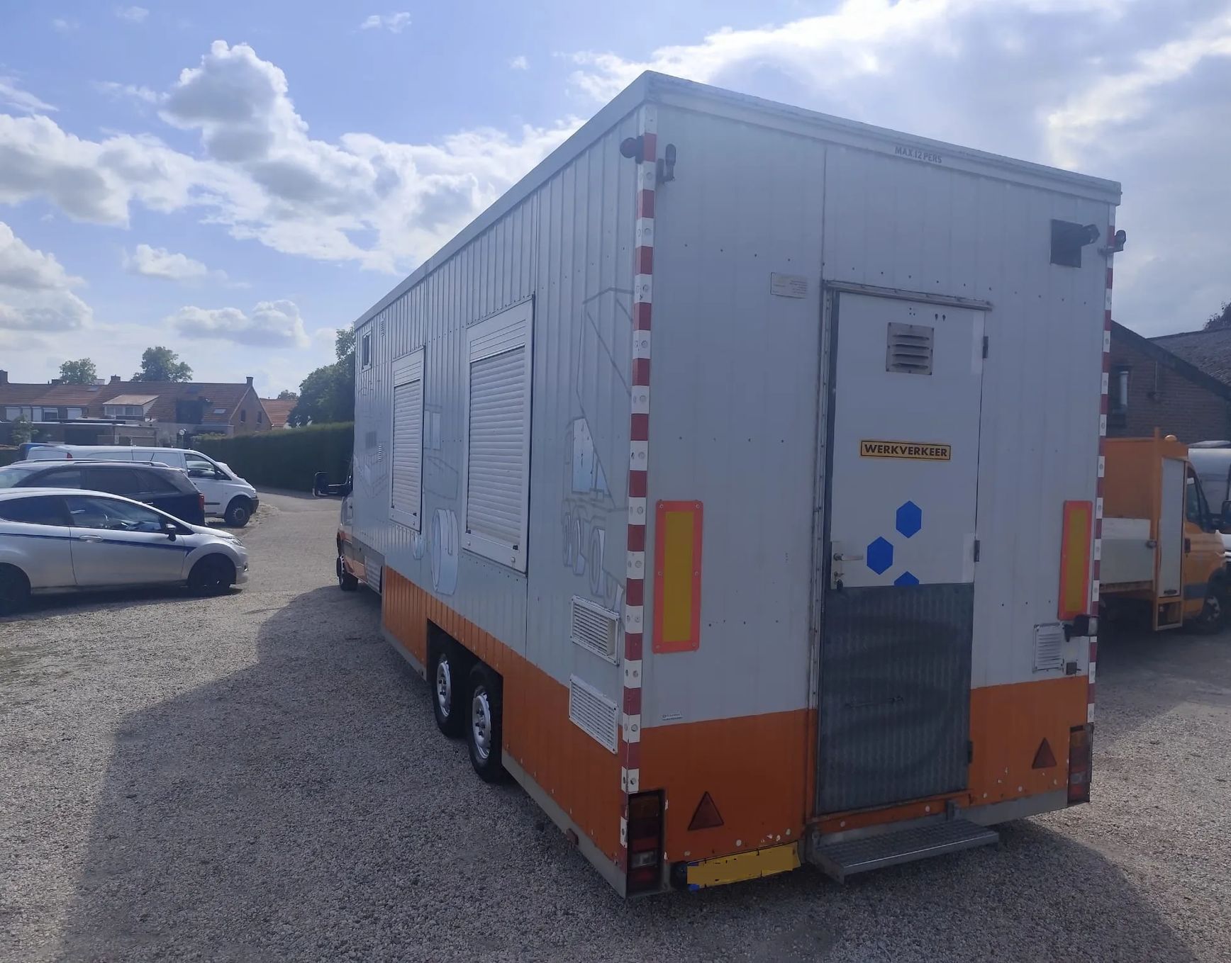 Mercedes-Benz Sprinter 3.0 Mercedes BENZ 518 + NACZEPA VELDHUIZEN P33-4 Ala Kamper  Stan Bardzo Dobry