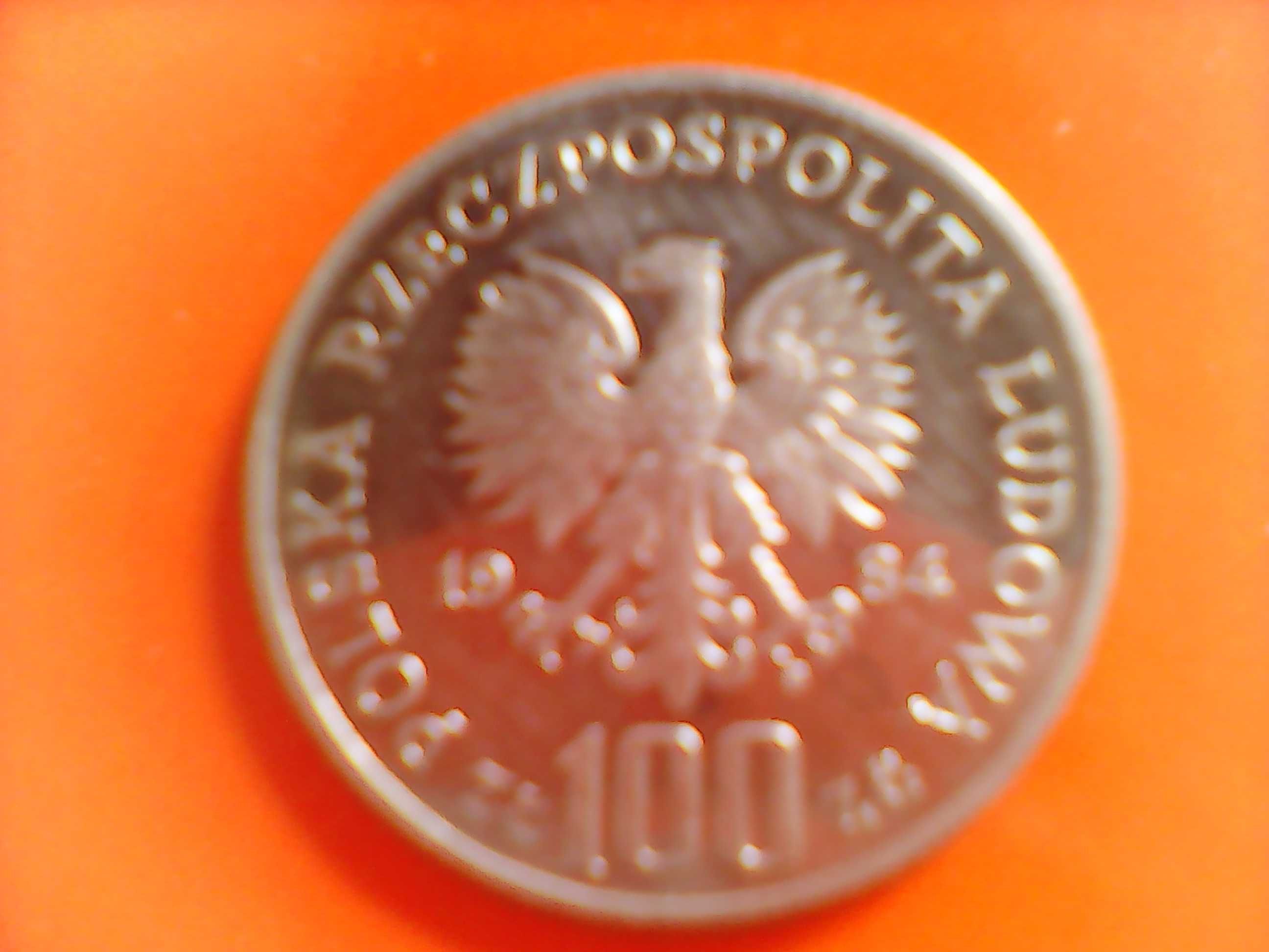Sprzedam monete - O nominale - 100 zl. - Z 1984 r. - SUPER CENA !!!