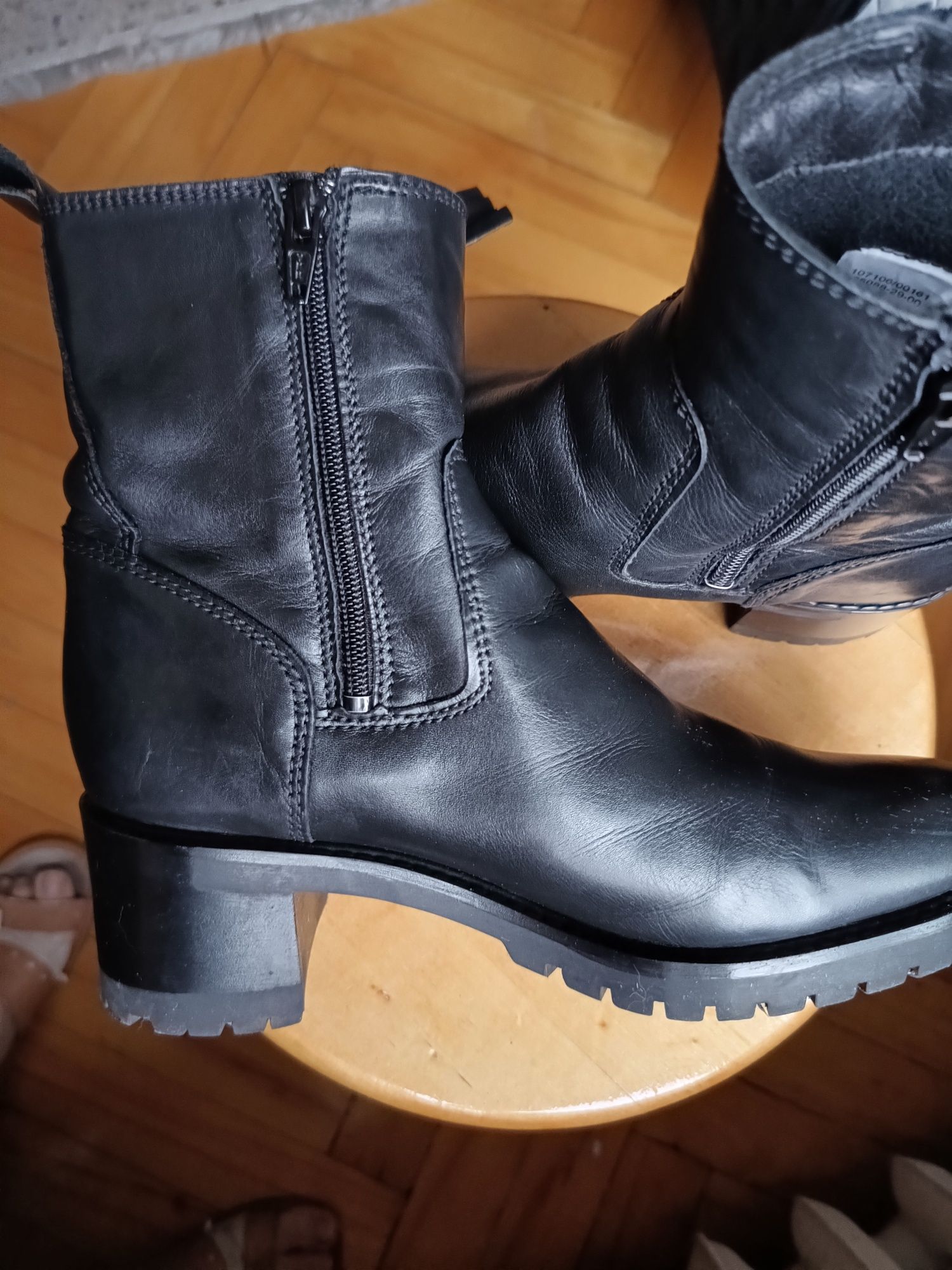 Botki Tamaris czarne 39