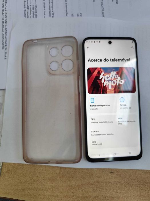 Motorola G15 verde tropa