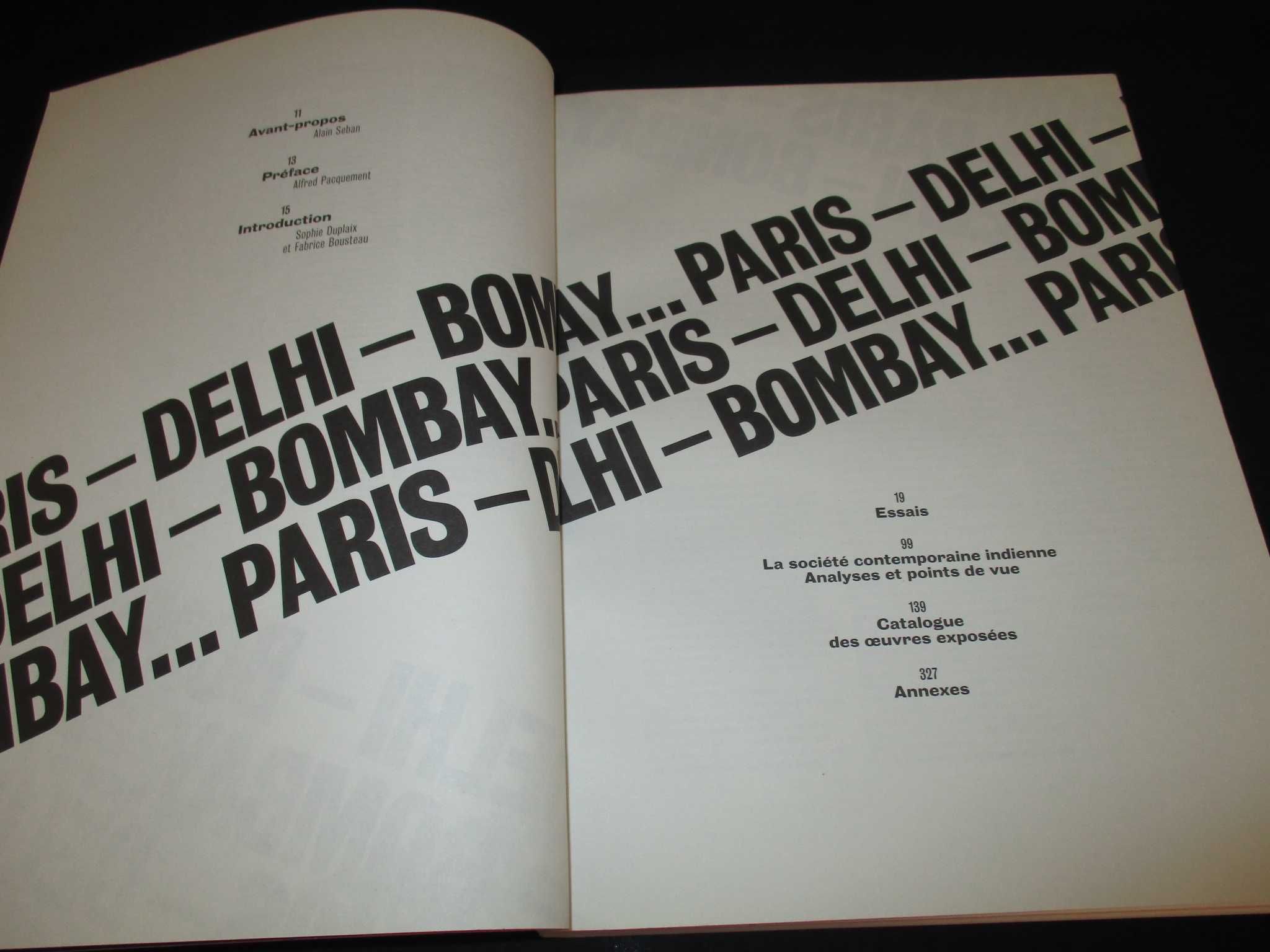 Livro Catalogue d'exposition Paris - Delhi - Bombay