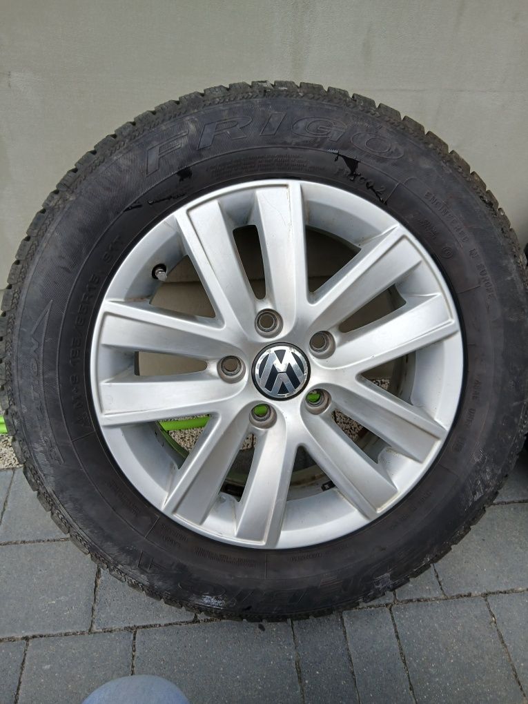 Felgi VW R15 5x112 + Opony zimowe