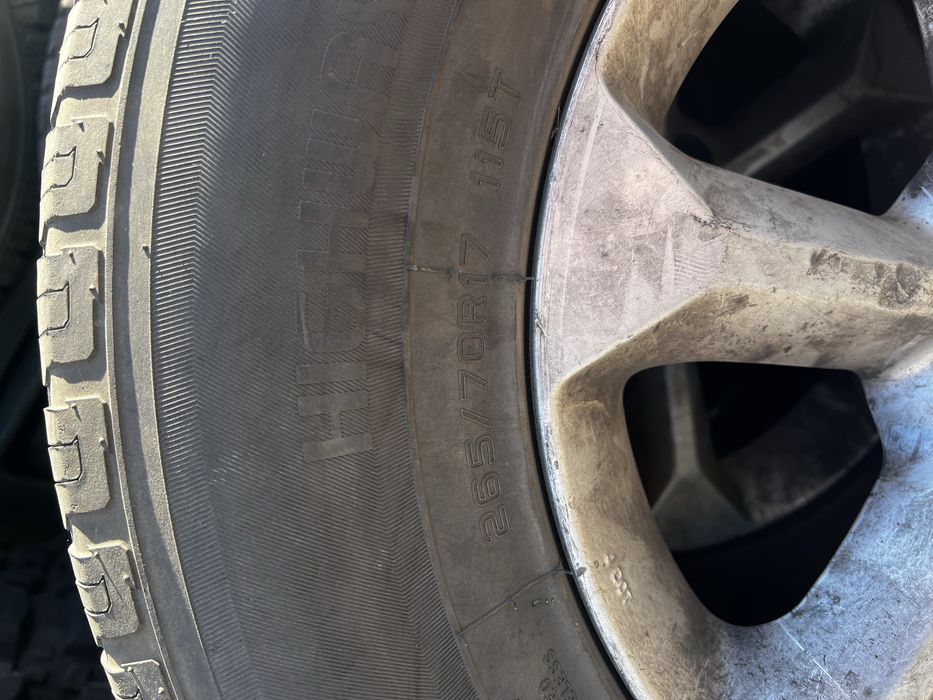 Шини 265/65/17 116 T XL, Диски R17 Navara D40