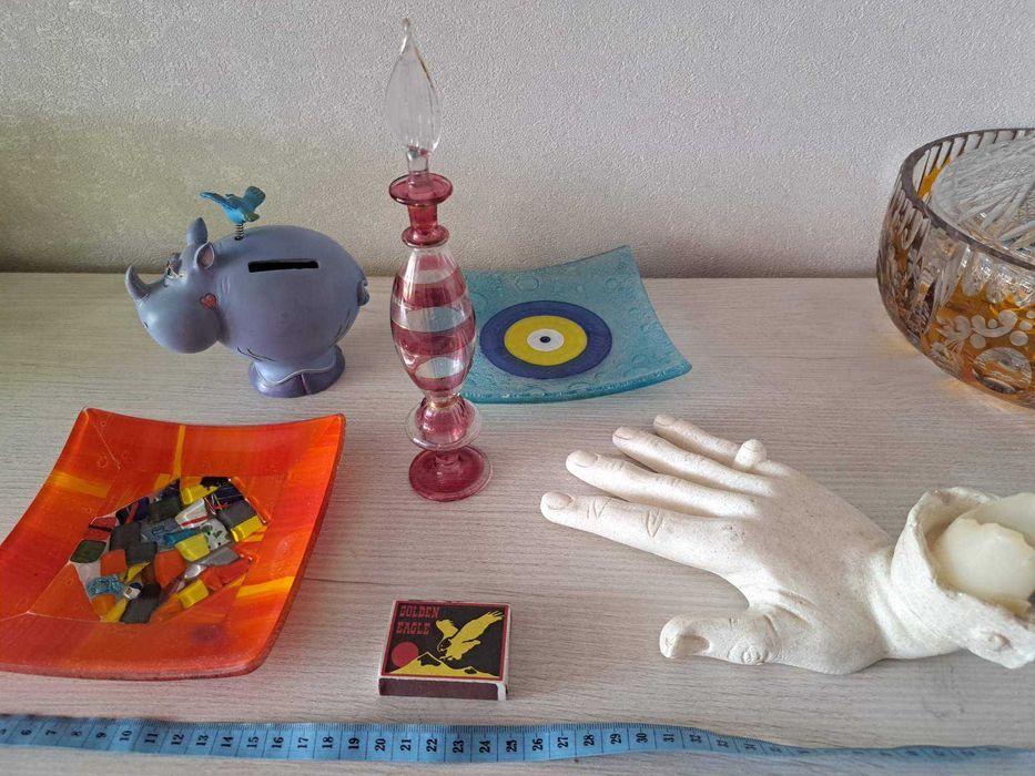 Підсвічник пляшка для парфюму тарілки