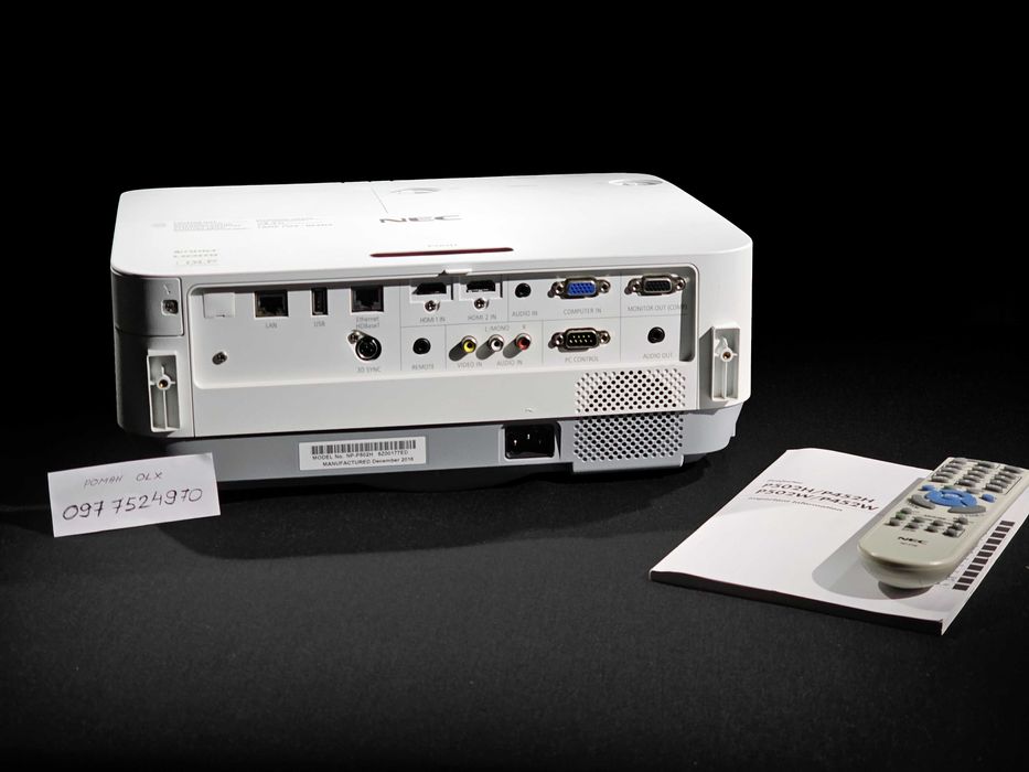 Проектор Домашній Кінотеатр NEC NP-P502H, 1920x1080 Full HD 5000 люмен