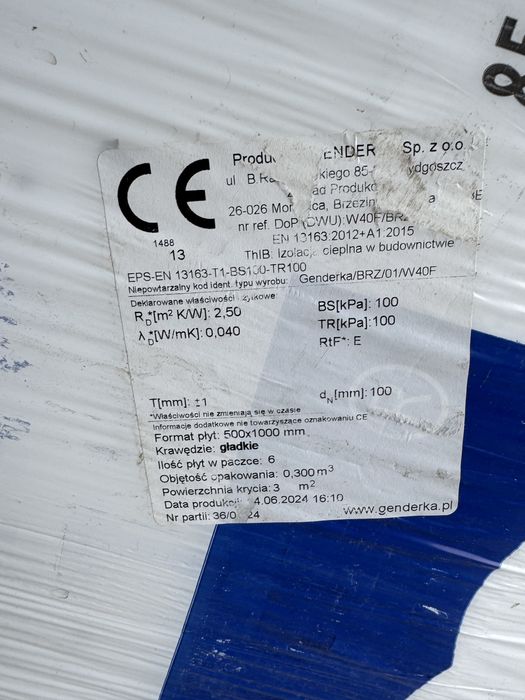 Styropian fasada eps40 10cm