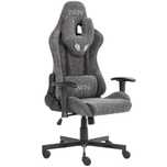 Fotel Gamingowy z tkaniny INFINI Luxor Dark Gray
