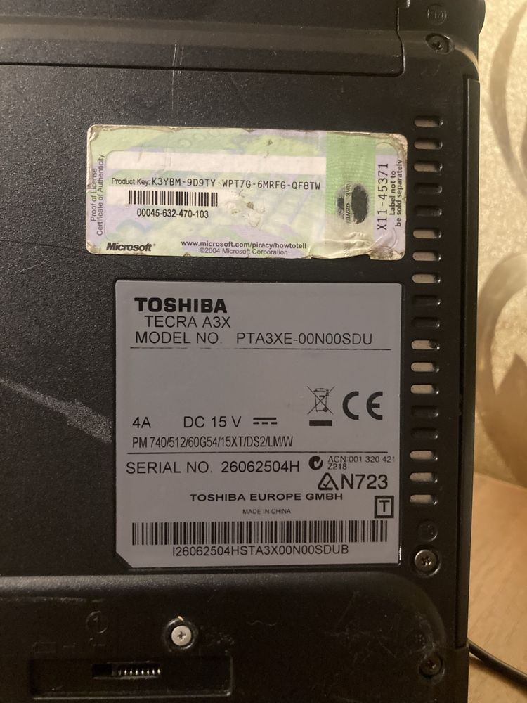 Ноутбук недорого, Toshiba Tecra A3X