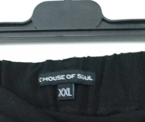 Spodnie Damskie Czarne Nowe na Gumce House Of Soul XXL