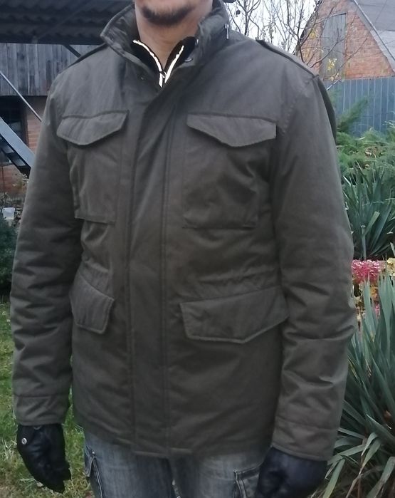 Бушлат M-65 куртка L польова мілітарі комбат хакі танкер парка