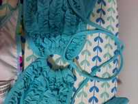 Biquini em tons azul