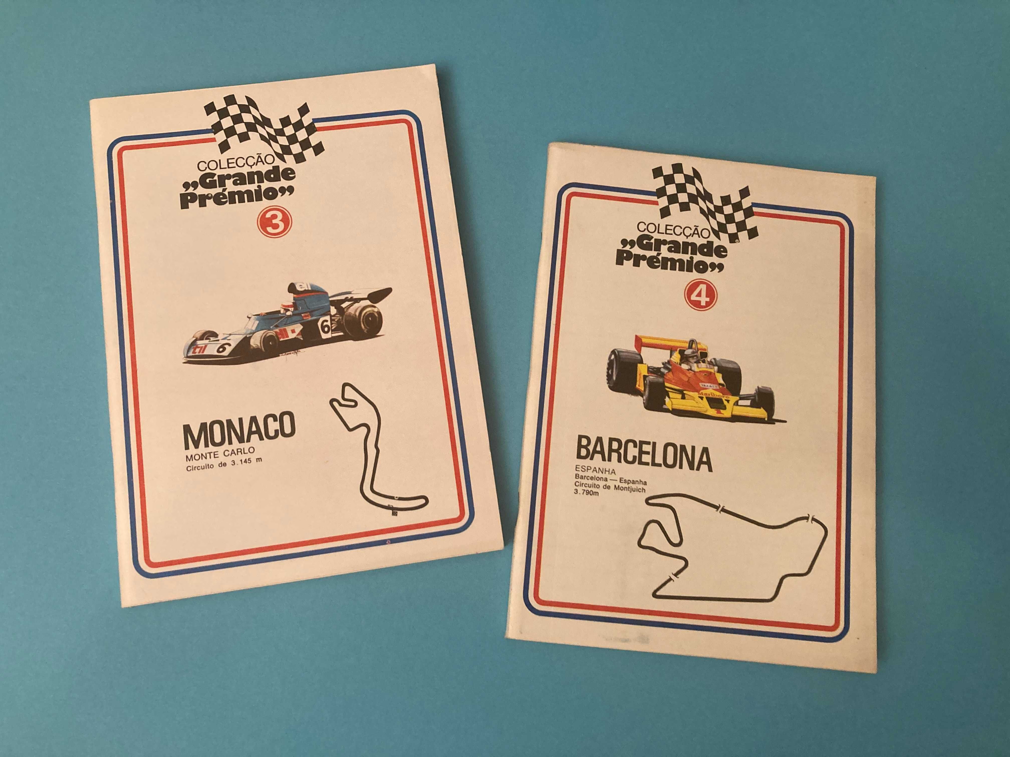 Colecção 4 Cadernos Escolares Grande Prémio F1 Formula 1 Anos 80