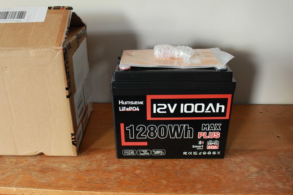 Akumulator LiFePO₄ 12V 100Ah MAX z Bluetooth | 1280Wh | BMS 110A