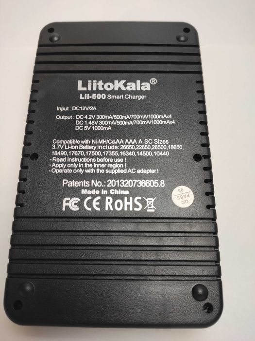 LiitoKala Lii-500 Умное Зарядное устройство аккумуляторов 18650 AA AAА