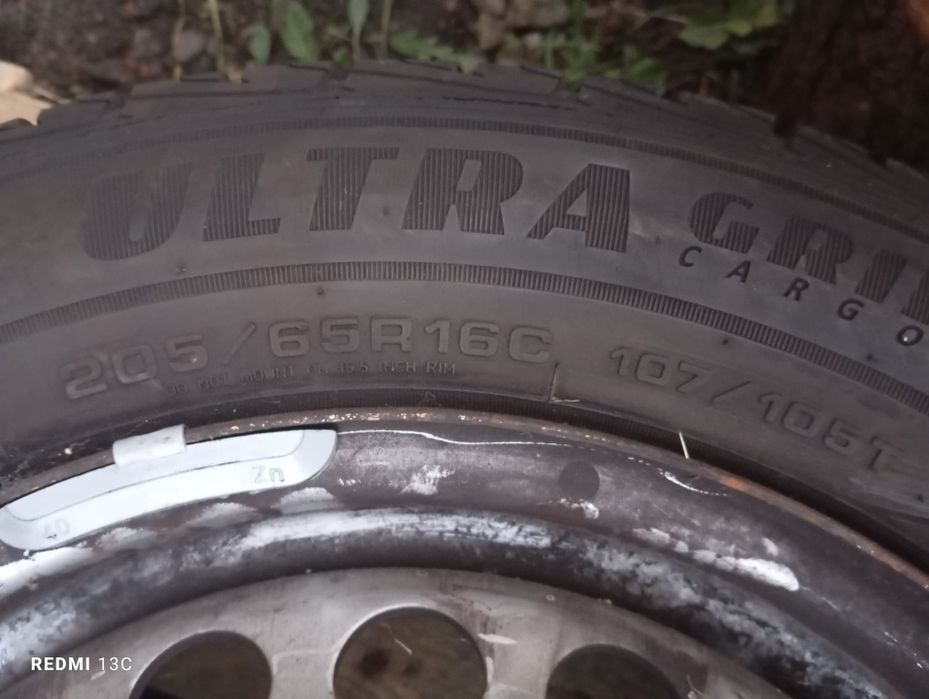 Vw transporter Диски +зимня шина 205/65 R16C65R 16C vw transporter