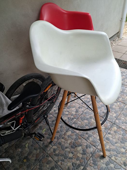 Krzesło fotel barowy skandynawski, lub do karmienia dziecka