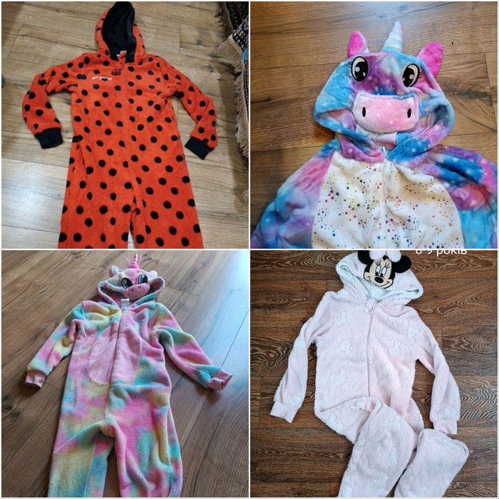 Кигуруми единорог Пижама піжама флісова кігурумі пеппа