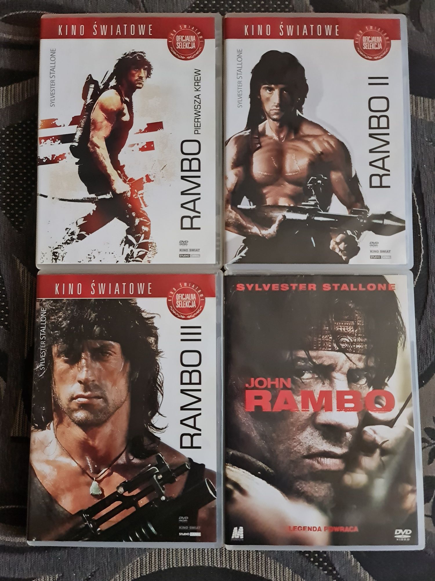 Rambo 1,2,3,4 DVD + bonus cz.5