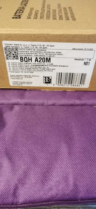 Bateria umywalkowa Deante Hiacynt Bianco