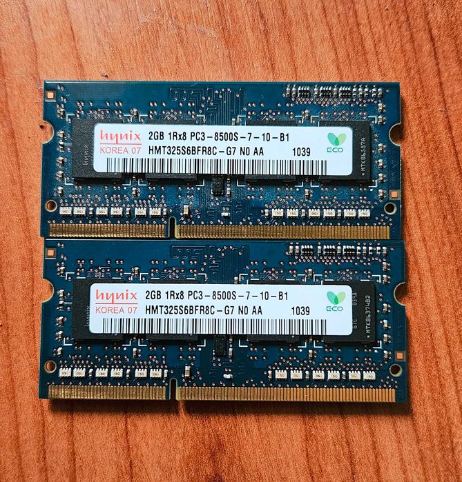 Hynix 2 x 2GB DDR3 1066MHz