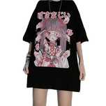 Koszulka z nadrukiem T-SHIRT japoński styl anime harajuku manga - XL