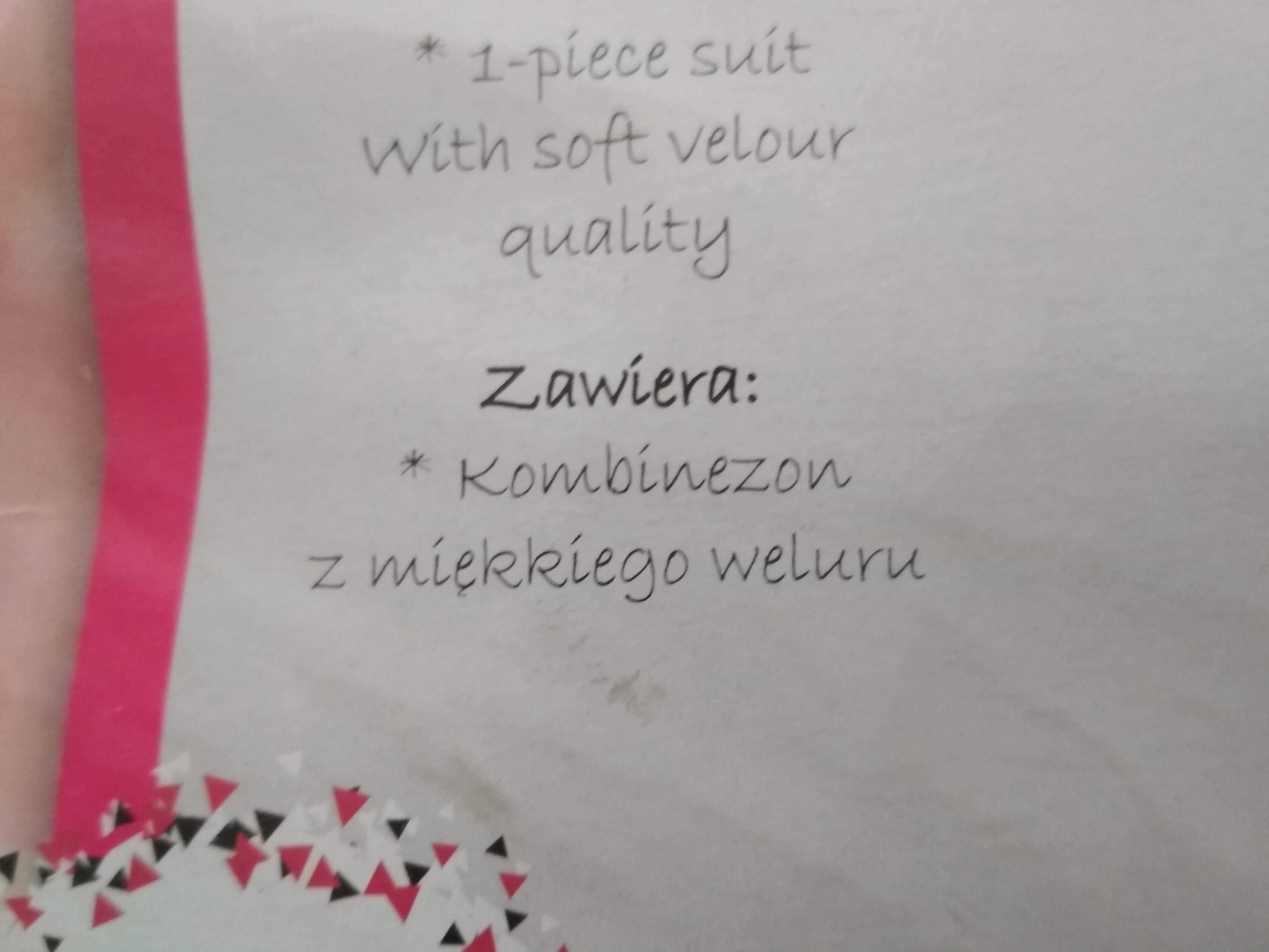 Strój/przebranie/kostium/kombinezon "Mały jednorożec" r. 68/74 (NOWY)