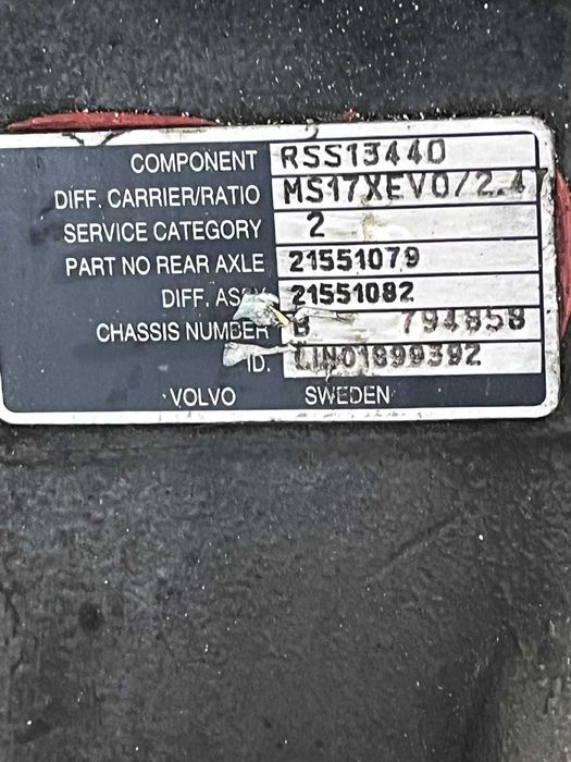 Diferencial Volvo FH4 2.47