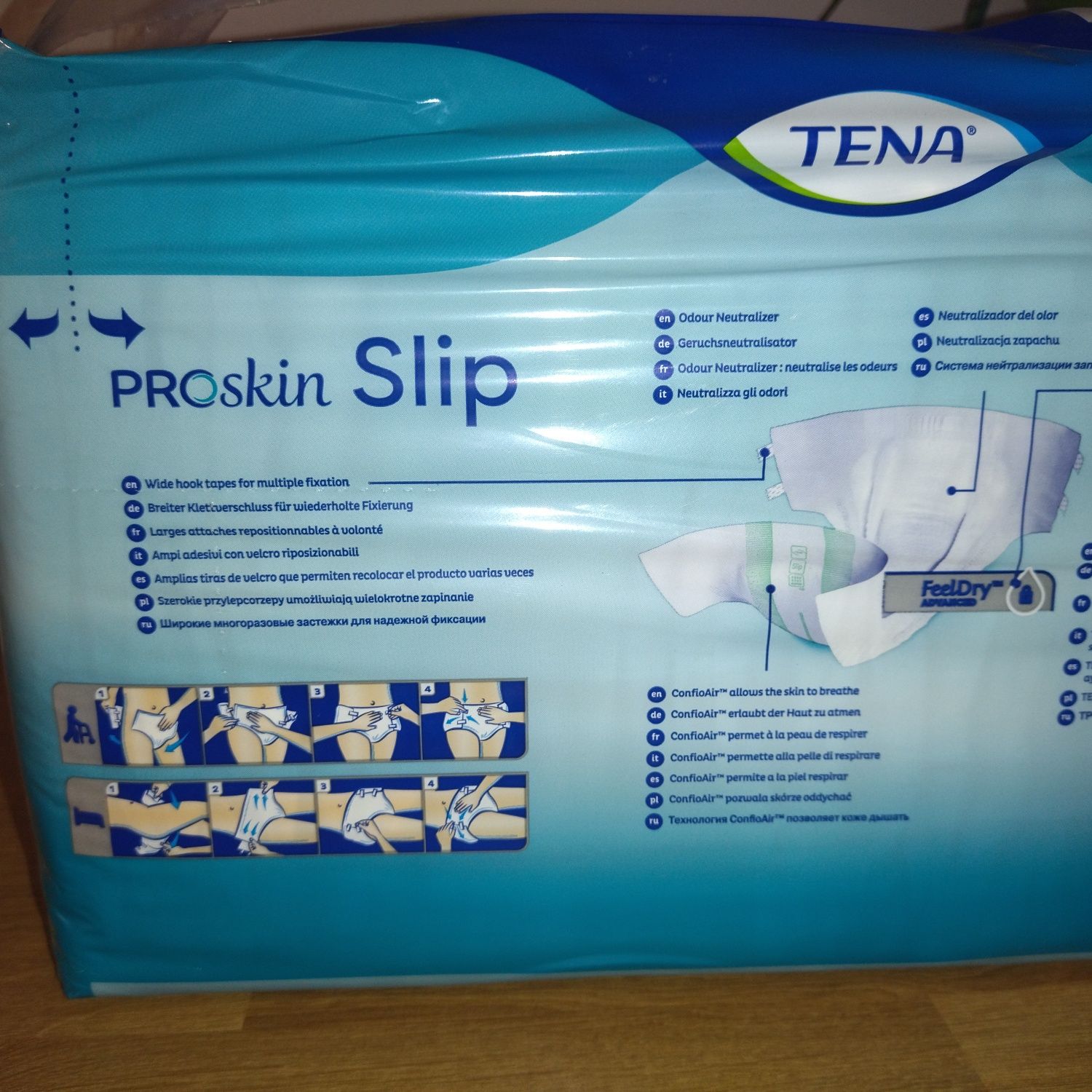 Pieluchomajtki TENA Proskin Slip rozmiar S. 3 paczki.