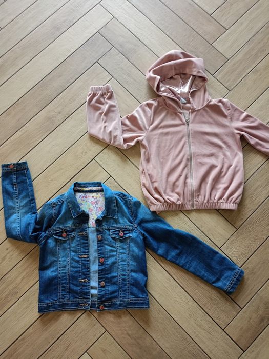 2 bluzy rozpinane 140