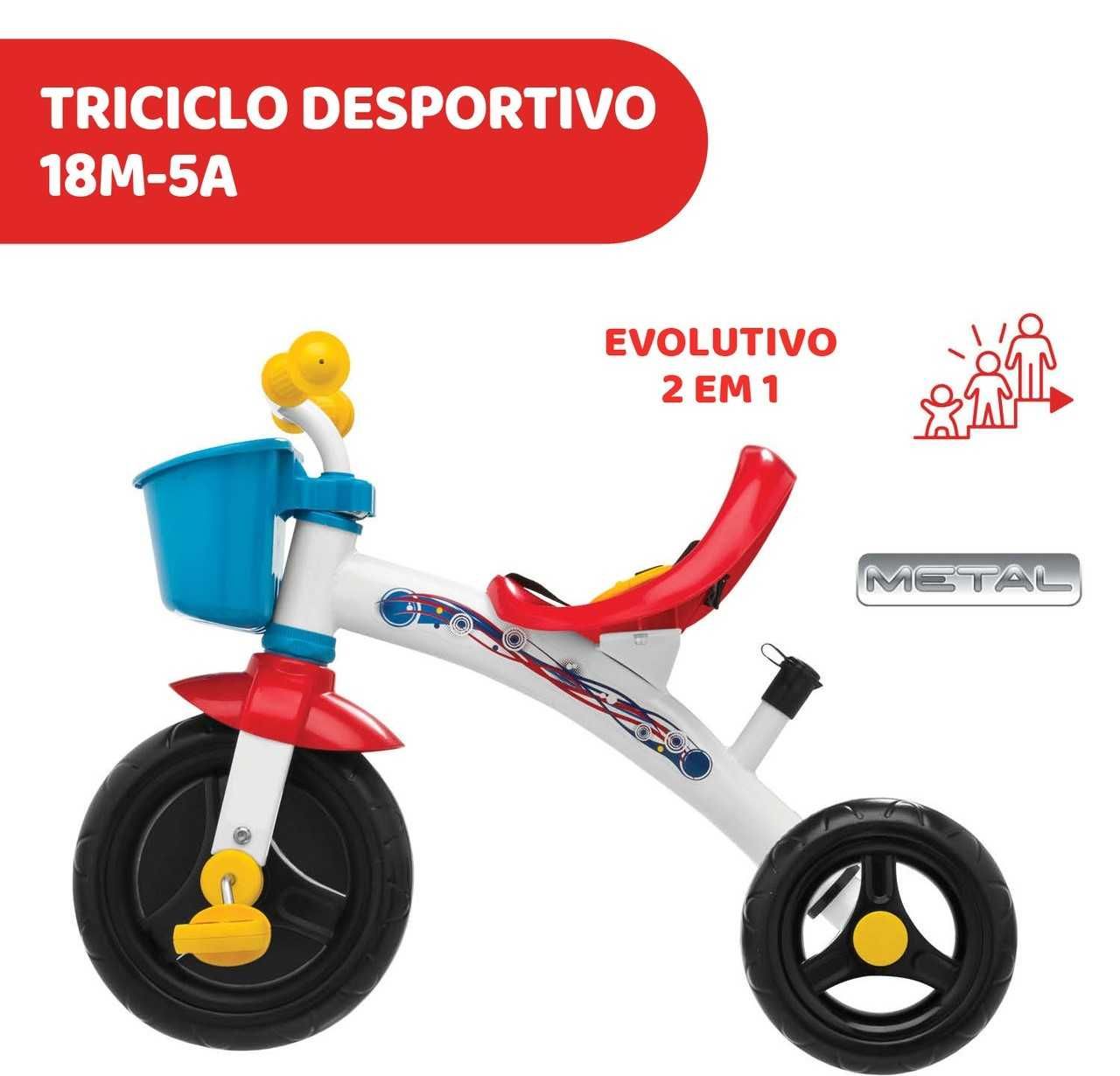 Triciclo Chicco U-GO 18M 5A