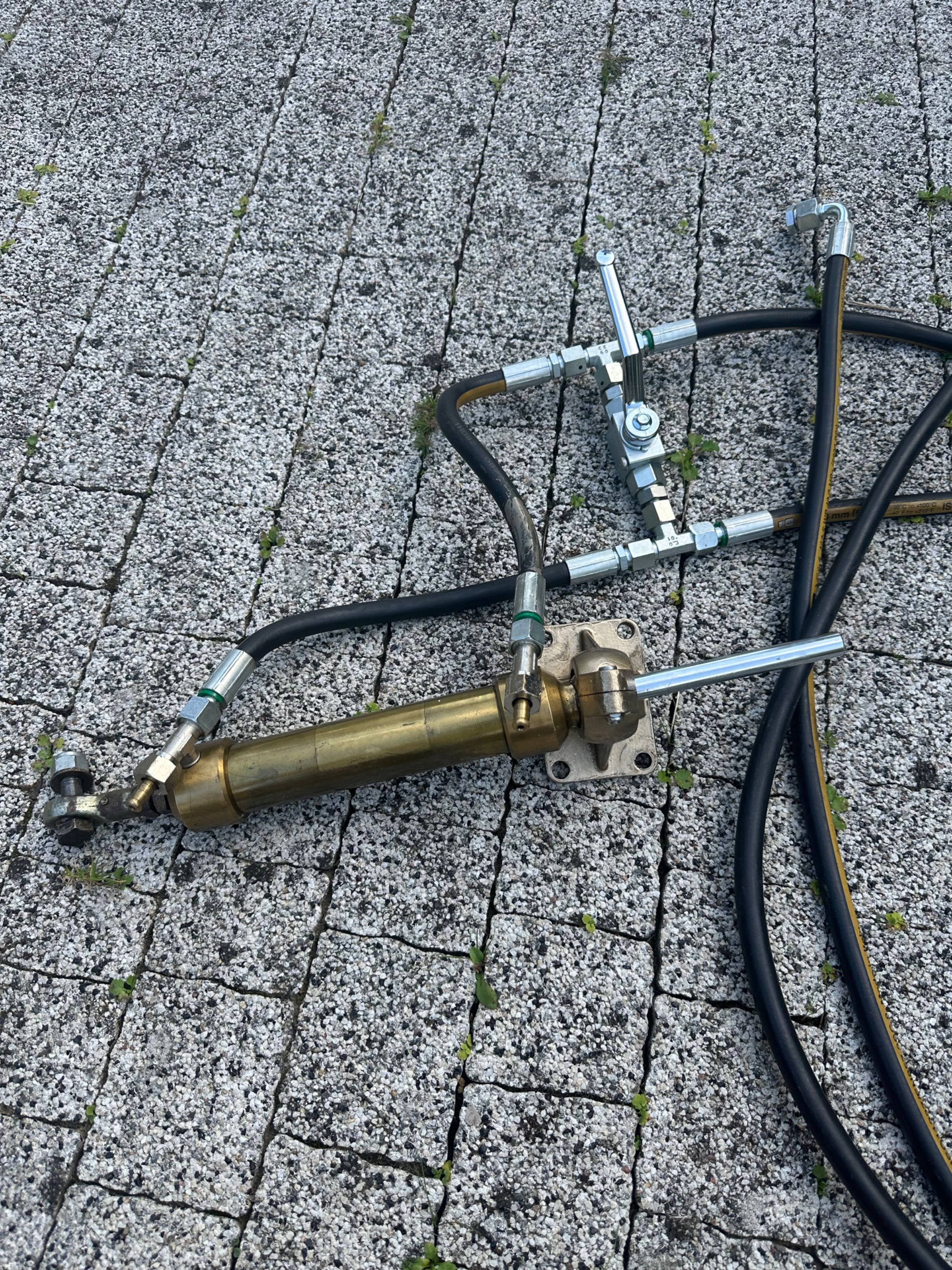 Kompletny zestaw koło sterowe do jachtu/łodzi, pompa hydrauliczna