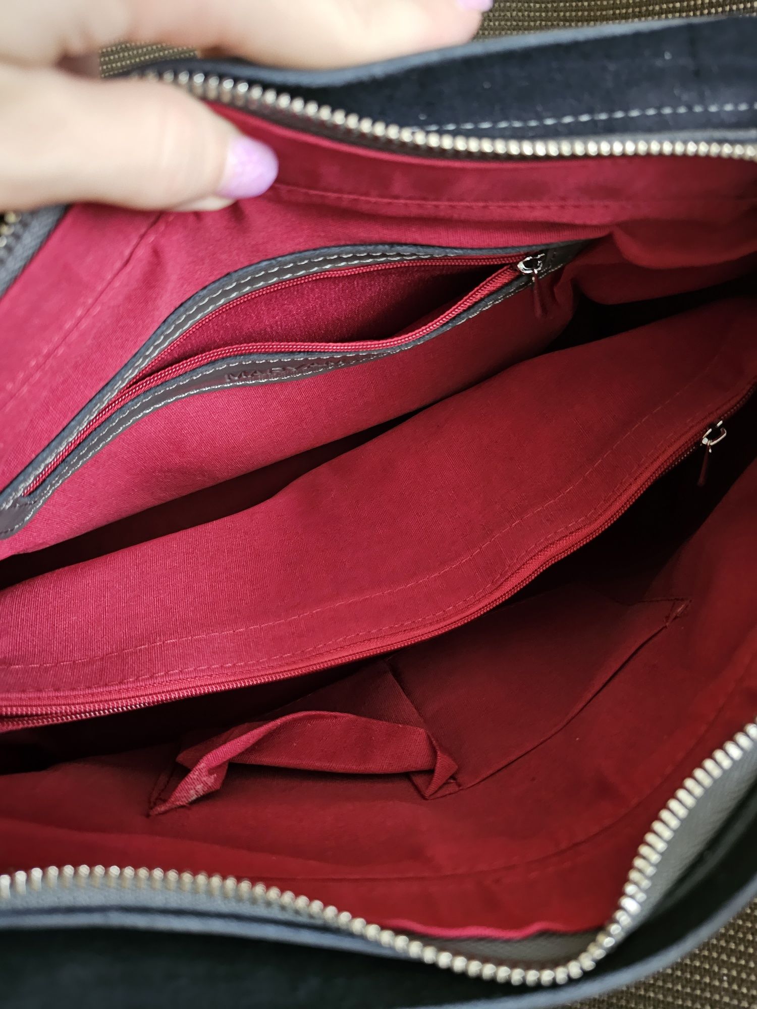 Сумка натуральная кожа чемоданчик портфель деловая