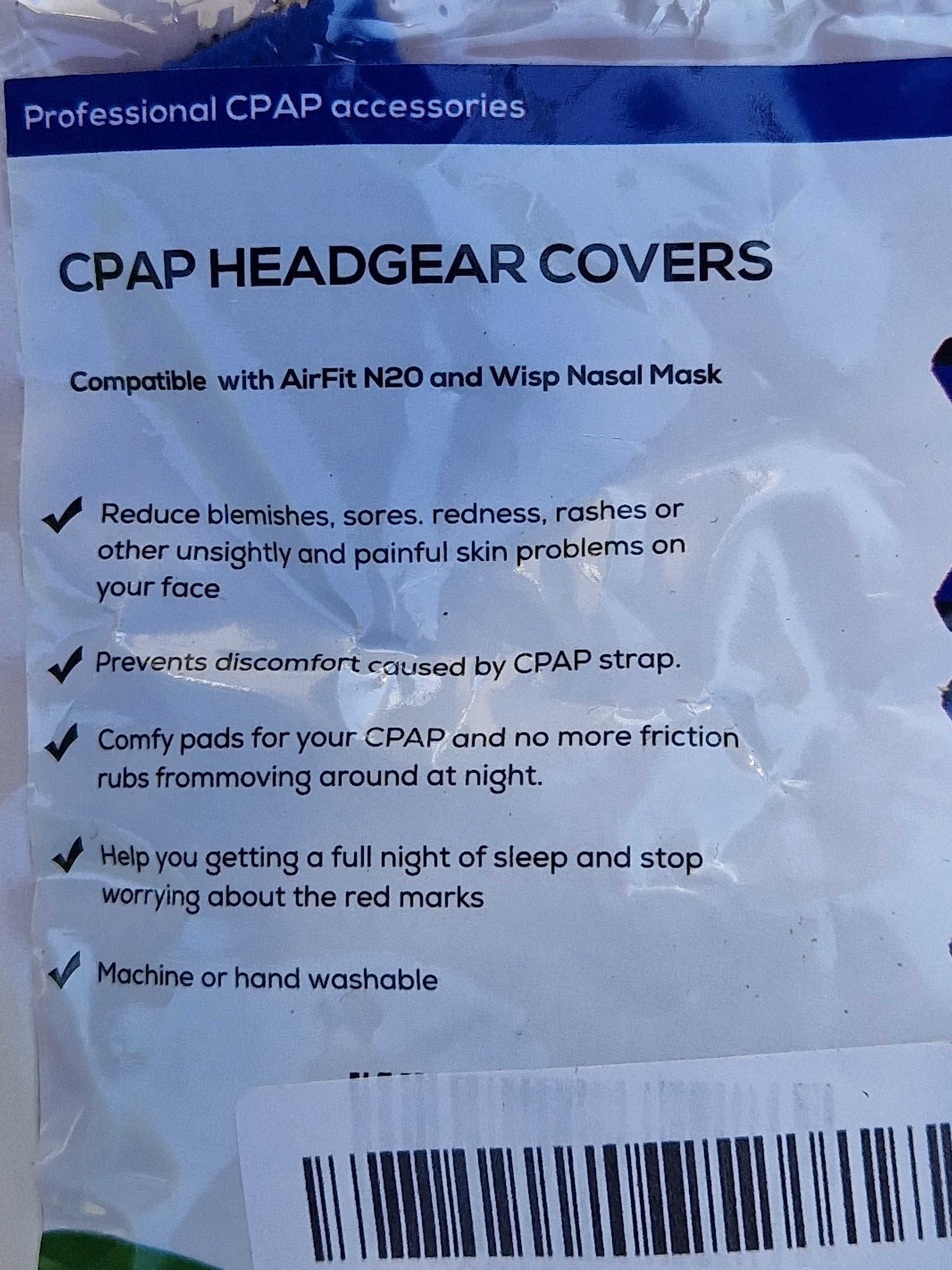 Osłony CPAP, kompatybilne z maską nosową CPAP