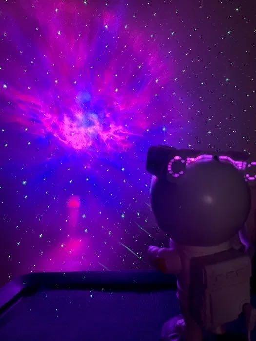 Лазерный проектор звездного неба Астронавт, проектор галактики