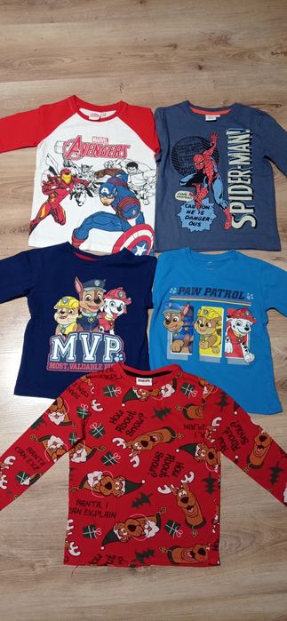 Zestaw bluzka świąteczna  +8 szt