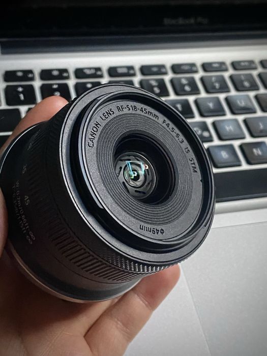 Canon lente RF-S 18-45mm F4.5-6.3 IS STM