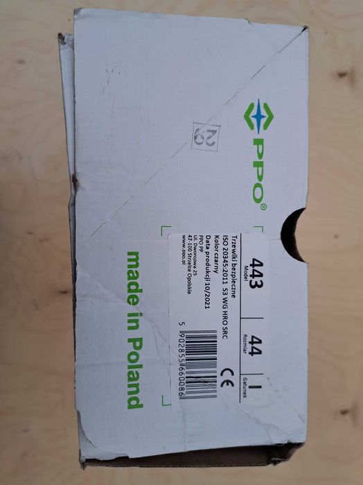 PPO Bezpieczne buty dla spawacza wzór 443 rozmiar 44 NOWE