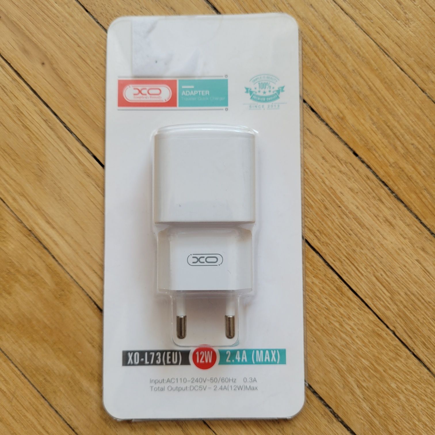 Ładowarka sieciowa 110V - 240V USB 2.4A Nowa
