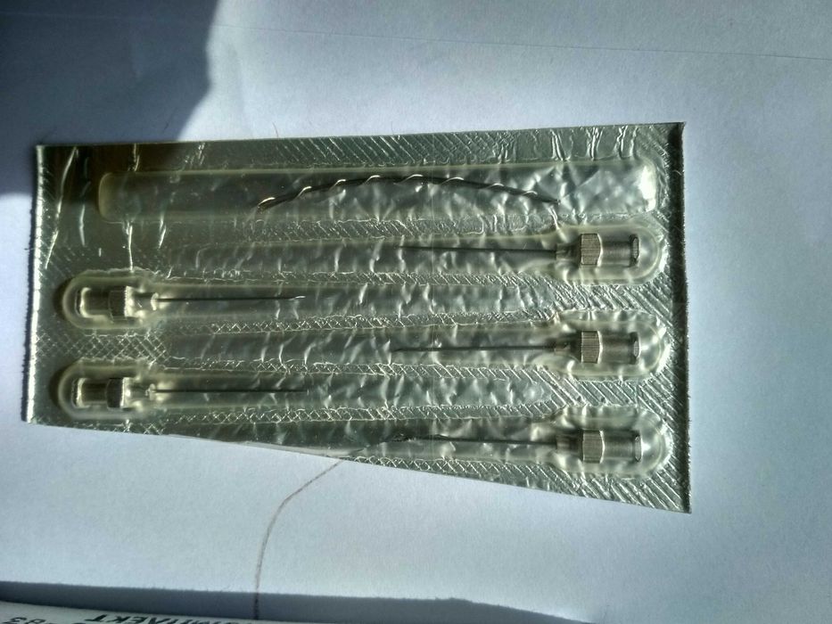 Новые многоразовые иглы к шприцам. СССР.