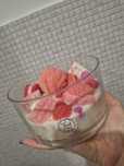 Duża świeczka sojowa deser lody hand made