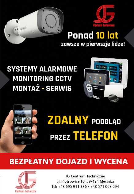 Montaż Kamer , monitoring CCTV , systemy alarmowe - sprzedaż , serwis