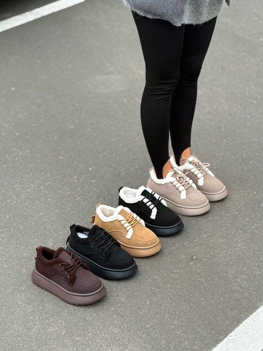 Жіночі зимові черевики на хутрі Stilli (36-41) зимові кросівки