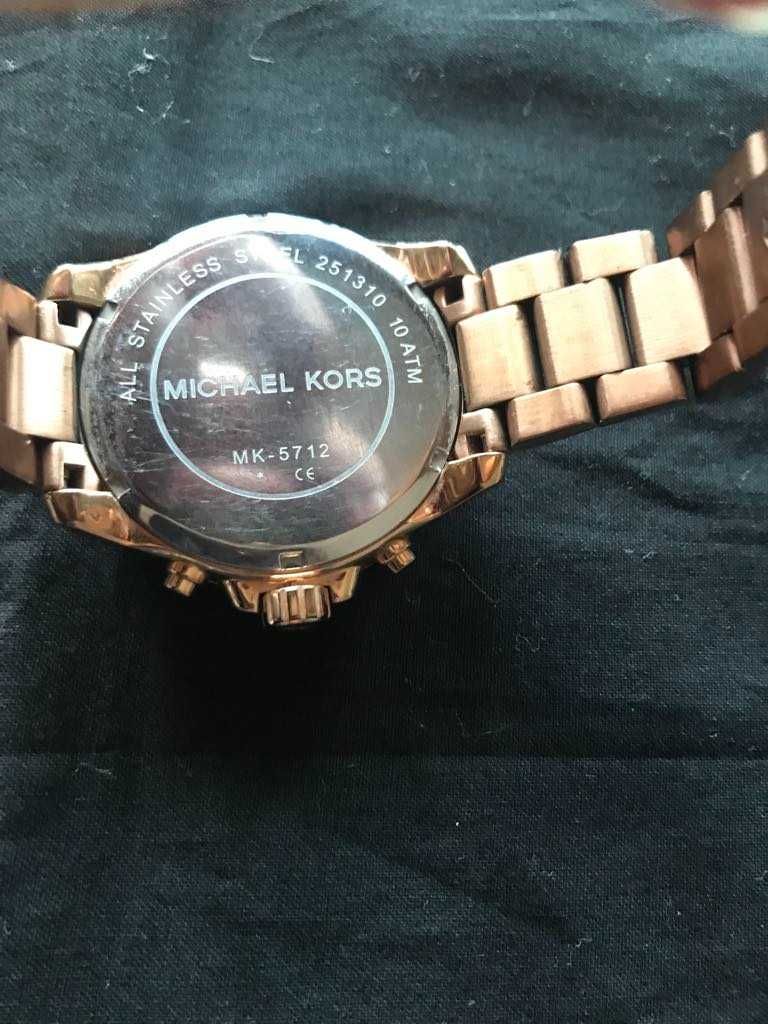 Relógio Michael Kors de senhora (original) em rosa dourado